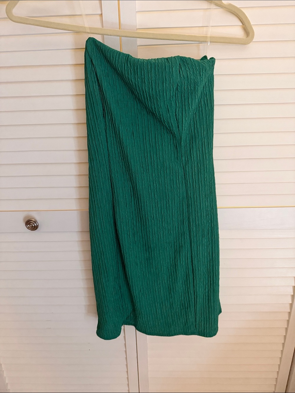 NWT Green Le Lis Textured Dress Women's